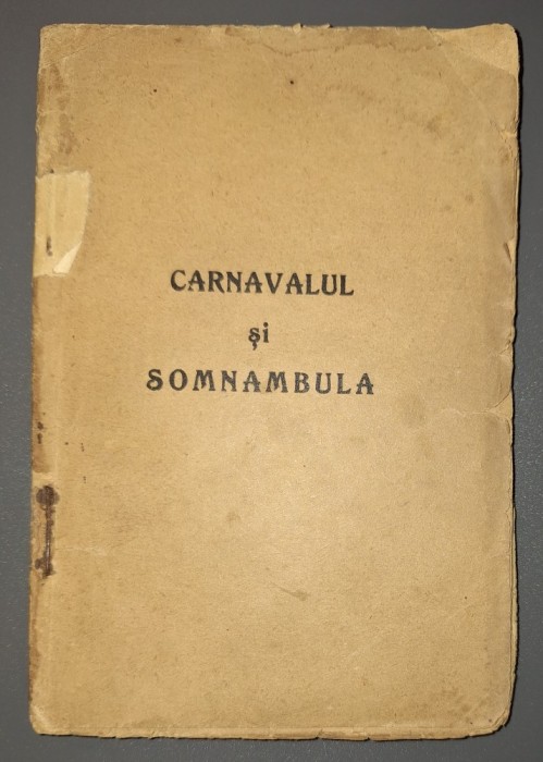 Karl Immermann - Carnavalul și Somnambula (BPT)