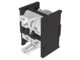 Element de contact EAO 22mm 04, 2 pini NC, cod 704.900.4-1 pentru placa frontală