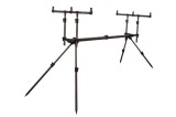 Rod Pod Pescuit 3 Posturi Delphin BBQ, Aluminiu, Reglabil 74-120cm, Inaltime 56-96cm + Geanta Transport