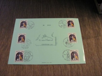 6 Timbre Obliterate cu Ștampile Speciale din Diverse Orașe, Ediție Limitată Colecție de Sărbători Belgia 1972 foto