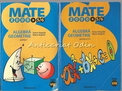 Algebra Geometrie. Mate 2000+5/6 - Anton Negrila, Maria Negrila foto