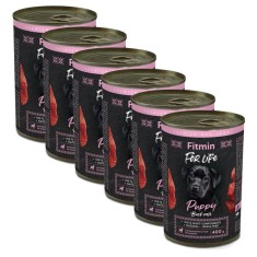 Conserva Fitmin For Life PUPPY Beef 6 x 400 g foto