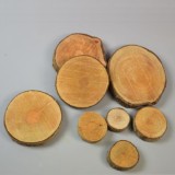 Rondele din lemn 3-6 cm, 35-40 bucati set