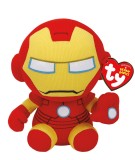 PLUS TY 15CM BEANIE BABIES MARVEL IRON MAN, Plus 15Cm