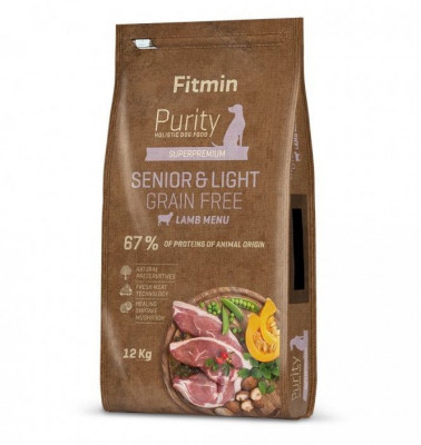 Fitmin Purity Senior &amp;amp;amp; Light Lamb Grain Free 12 kg foto