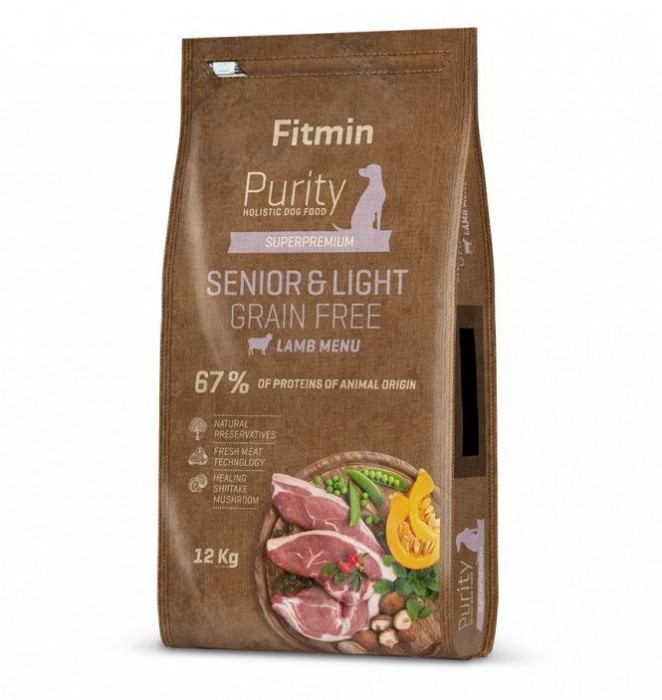 Fitmin Purity Senior &amp;amp; Light Lamb Grain Free 12 kg