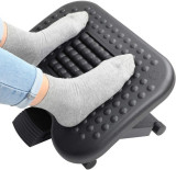 Suport ergonomic pentru picioare, inaltime ajustabila 3 pozitii, role masaj
