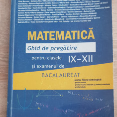Matematică. Ghid de pregătire clasele IX-XII și Bacalaureat - Marius Burtea