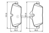 Set placute frana,frana disc MINI MINI Roadster (R59) (2012 - 2016) BOSCH 0 986 494 120