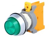 Lumină de control 22mm PLN22 cu bec BA9S &Oslash;22,5mm