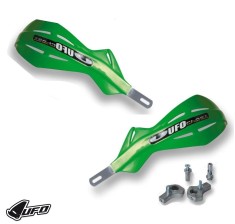 Set protectii maini (hand guard) aluminiu enduro Ufo Plast ? culoare: verde foto