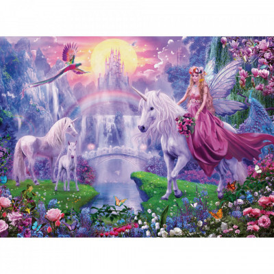 Puzzle Regatul Unicornilor, 200 Piese Starline foto