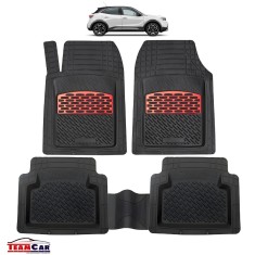 Covorașe Auto TeamCar&reg; Tip Tăviță Compatibile Opel Mokka B (2020&ndash;prezent) - Red