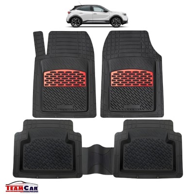 Covorașe Auto TeamCar&amp;reg; Tip Tăviță Compatibile Opel Mokka B (2020&amp;ndash;prezent) - Red foto