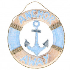 Decoratiune maritima Life Saver &amp;amp;#8222;Anchor Away&amp;amp;#8221;, M foto