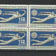 Elvetia MNH/MLH 1932 - MI 255 X4 - Pace Geneva