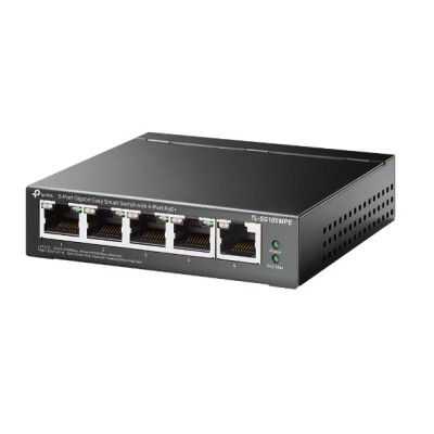 Switch TP-Link 5 porturi gigabit 4 PoE+ - TL-SG105MPE SafetyGuard Surveillance foto