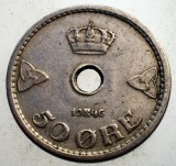 1.257 NORVEGIA 50 ORE 1946