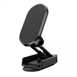 Suport Auto Magnetic Telefon Bord Pliabil Rotativ 360 Ro Group Universal Negru Metalic + Placute