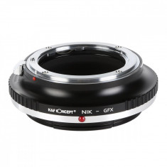 Adaptor montura K&F Concept NIK-GFX de la Nikon AI la Fujifilm GFX mount KF06.351