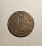 Indochina 1 Cent 1885, Asia