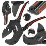 Foarfeca pentru taiat tevi din PVC si materiale plastice, 75 mm, Verke