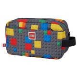 Geanta de toaleta cu maner lateral LEGO Colorful Bricks
