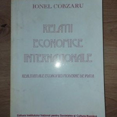 Relatii economice internationale- Ionel Cobzaru