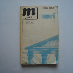 Memorii (vol. I) - Iorgu Iordan