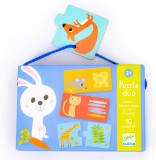 Puzzle educativ - Puzzle duo: Dinner&#039;s ready! | Djeco