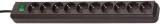 Prelungitor Brennenstuhl Eco-Line 10 prize, 3m H05VV-F 3G1,5 Negru
