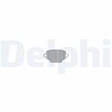 Set placute frana spate Delphi, Citroen Berlingo, 20, Opel Combo, 20; Peugeot Partner, 20, Rifter, 20, spate; puntea spate; Echipament vehicul :