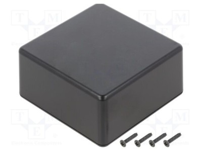 Carcasă universală TAKACHI 80mm X 80mm Z 40mm ABS neagră IP40 foto