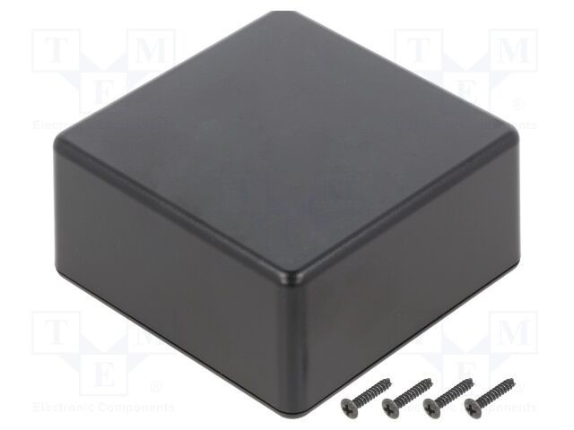 Carcasă universală TAKACHI 80mm X 80mm Z 40mm ABS neagră IP40