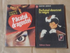 GASTON LEROUX - PARFUMUL DOAMNEI IN NEGRU + PACATUL DRAGOSTEI