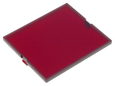 Panou Anterior MODULBOX Roșu 42x49x2.8mm foto