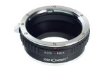 Cumpara ieftin Adaptor montura K&amp;F Concept EOS-NEX II de la Canon EOS la Sony E-Mount (NEX) KF06.361