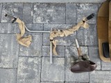 Ghidon şi şa de bicicletă veche. Şa de bicicletă Wittkop vintage