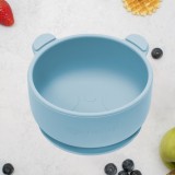 Bol din silicon cu ventuza, appekids, the little bear - aqua blue