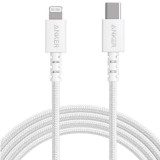 Cablu de date lightning la tip-c, 0.9m, anker power line select, white