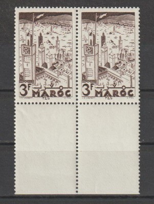 Maroc 1939 , Pereche MNH foto