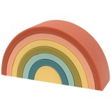 O.B Designs Silicone Rainbow Stacker curcubeu pliabil Cherry 10m+ 1 buc