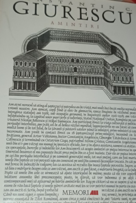 CONSTANTIN C . GIURESCU AMINTIRI