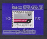 AUSTRIA 1987 MI. BL.9 STAMPILAT