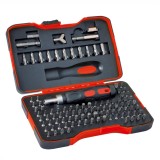 Set Surubelnite cu Clichet 101 Piese Brand - Kit Profesional Surubelnita Multifunctionala, Diverse Capete