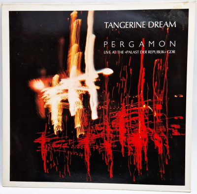 lp Tangerine Dream &amp;lrm;&amp;ndash; Pergamon 1986 NM /NM Virgin Germania Berlin School electro foto