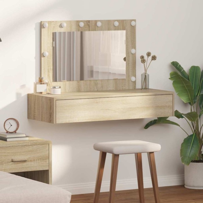 vidaXL Masă de Machiaj cu sertar Maro 100 x 40 x 70 cm Lemn compozit