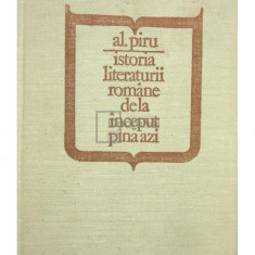 Al. Piru - Istoria literaturii române de la început până azi (editia 1981)
