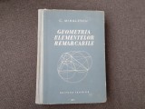 C.MIHALESCU GEOMETRIA ELEMENTELOR REMARCABILE