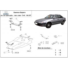 Scut motor metalic Daewoo Espero 1991-1999